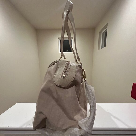 Kipling Nicole Beige/Cream Perforated Satchel Bag - New Condition - Picture 4 of 12